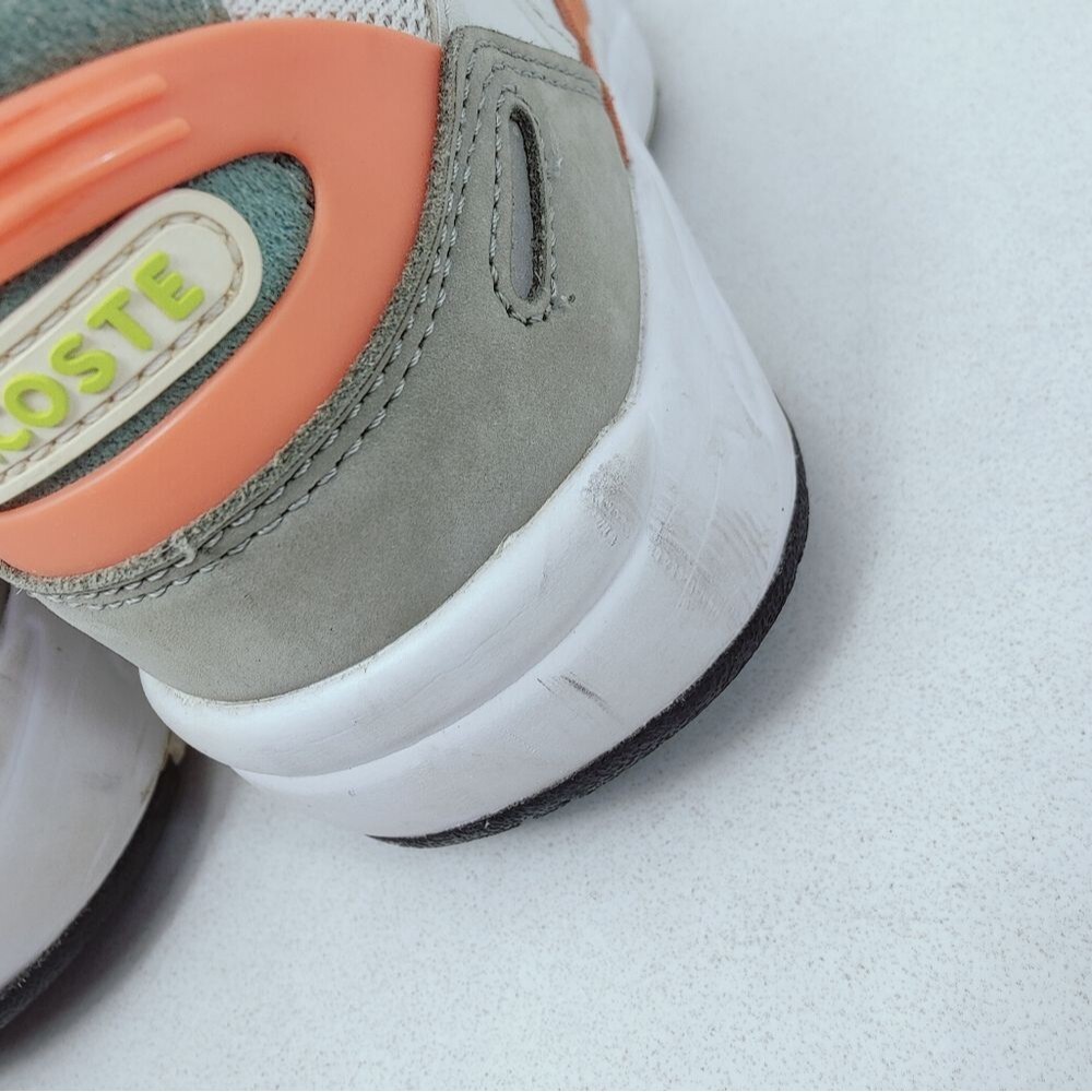 Lacoste Women's Storm 96 Color Block Trainers Sneakers, Sz 6 - Picture 10 of 13